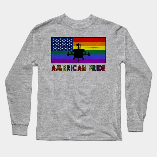 American Pride Long Sleeve T-Shirt by Jakavonis